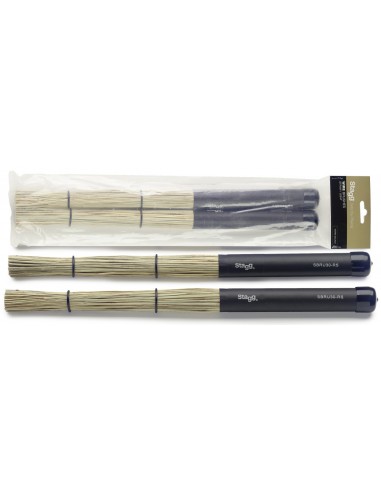 Brushes with black rubber Stagg SBRU30-RS