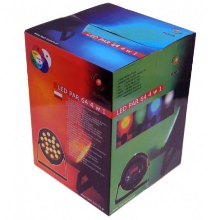 Prožektorius LED PAR 64 18x10W RGBW 4in1 IP20