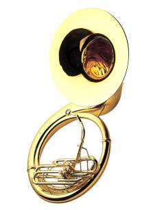 STAGG Bb Sousaphone, 3 pistons, ABS case on wheels LV-MB4705