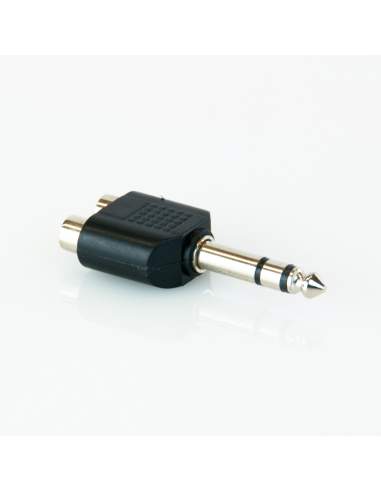 Adapteris 2xRCA - Jack 6.3 stereo...