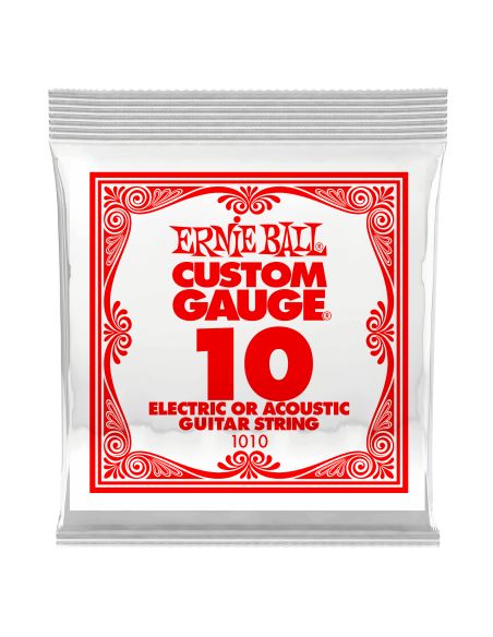 Styga elektrinei, akustinei gitarai Ernie Ball 1010 0.10