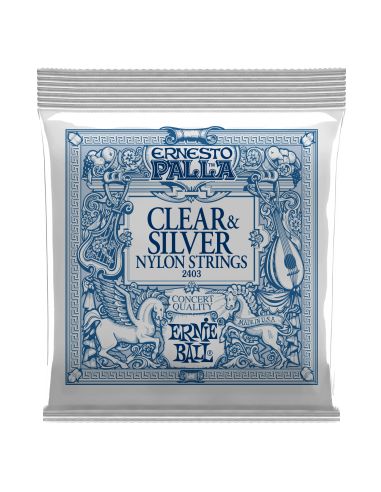 Stygos kl. gitarai Ernie Ball 2403 Silver