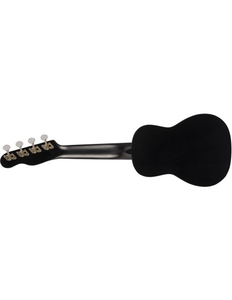 Soprano ukulėlė Fender Venice BLK WN