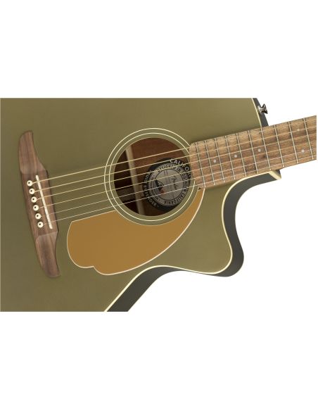 El. ak. gitara Fender Newporter Player Olive Satin