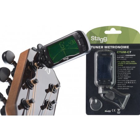 Tuner-metronome Stagg CTUM-C7