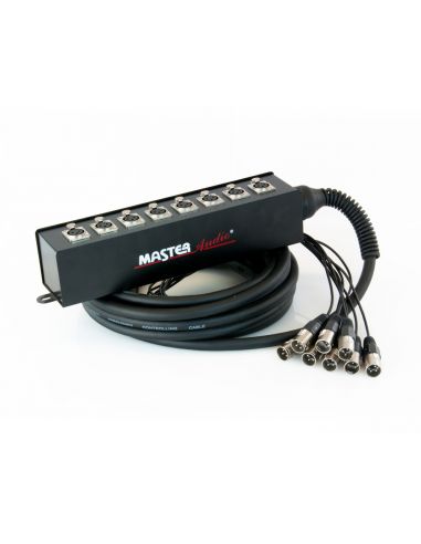 Magistralė Master Audio SSC08/10 10m 8x8 XLR