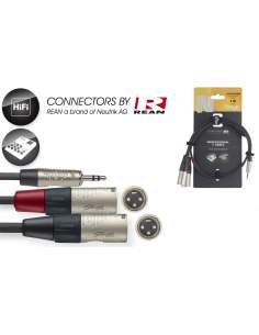 Audio cable Stagg NYC1/MPS2XMR, 1 m