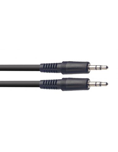 Audio cable, mini jack/mini jack (m/m), 2 m (3')