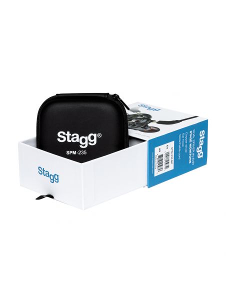 Stagg High-resolution, sound-isolating earphones, black