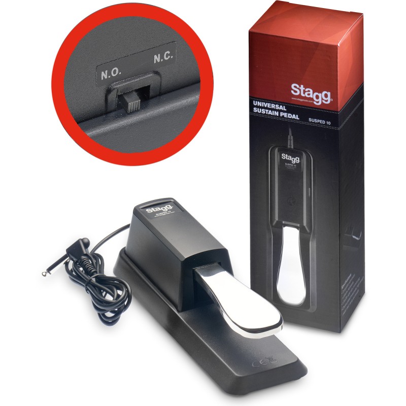 Universal sustain pedal Stagg SUSPED 10