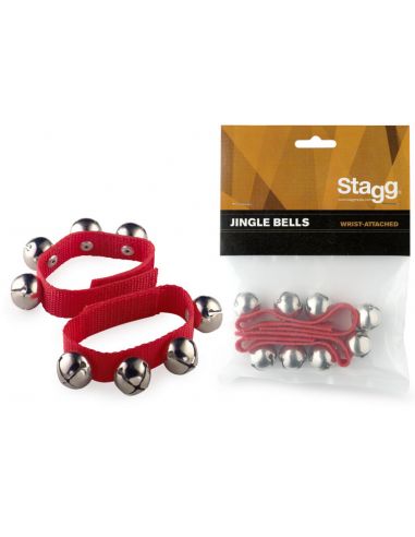 Wrist bells Stagg SWRB4 S/RD