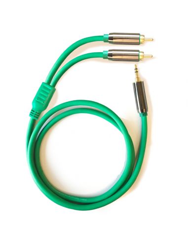 ZZIPP AUDIO CABLE 1 STEREO MINIJACK - 2 MALE RCA