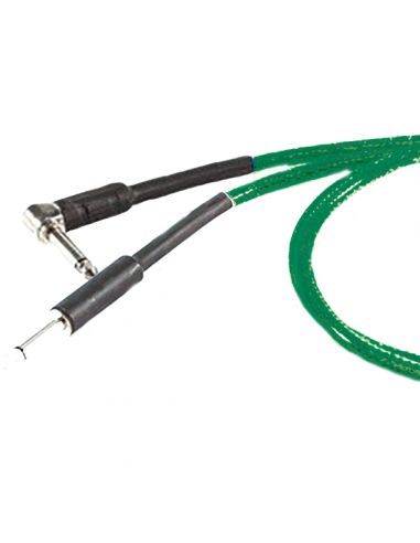 ZZIPP Instrument Cable JACK - JACK 90 ° GREEN