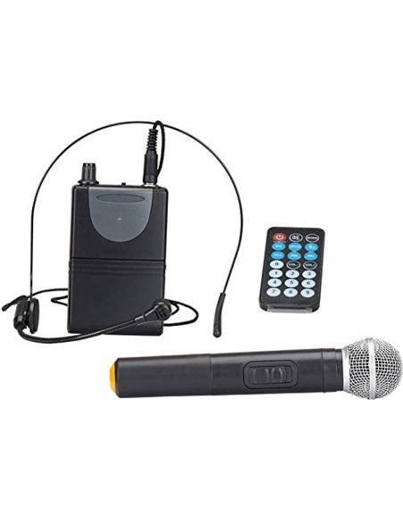 ibiza sound HYBRID15VHF-BT Portable PA Speaker SystemHYBRID15VHF-BT