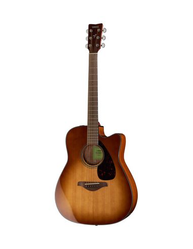 Elektro-akustinė gitara Yamaha FGX800C SDB