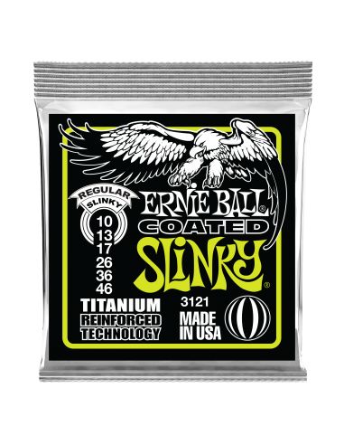 Ernie Ball Regular Slinky Coated Titanium RPS 10-46