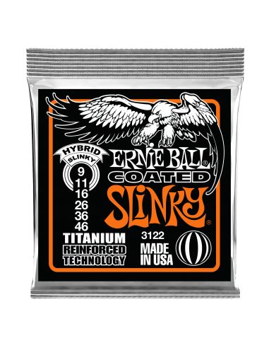 Ernie Ball Super Hybrid Coated Titanium RPS 9-46