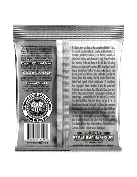 Ernie Ball Super Beefy Slinky Coated Titanium RPS 11-54