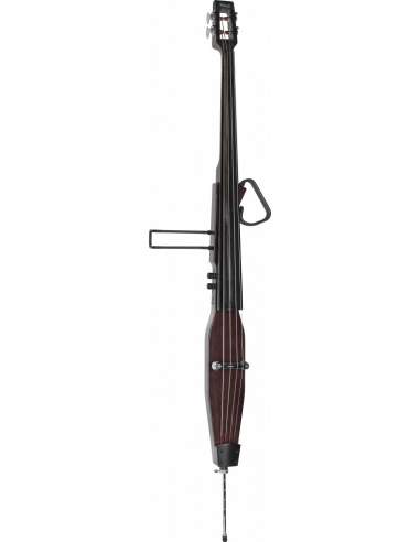 3/4 electric double bass with gigbag,...