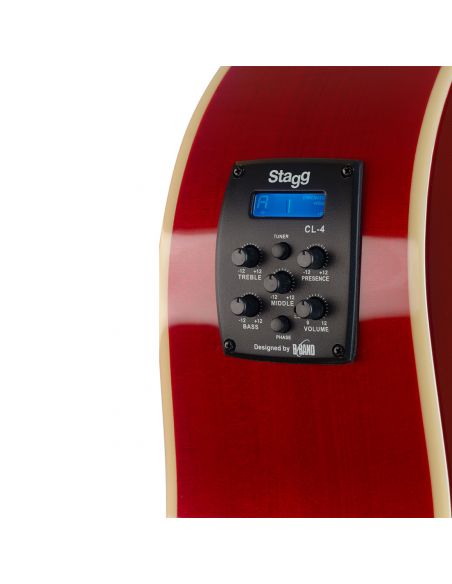 Elektro-akustinė gitara Stagg SA35 DSCE-TR