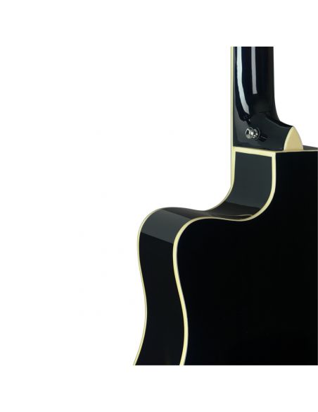 Elektro-akustinė gitara Stagg SA35 DSCE-BK