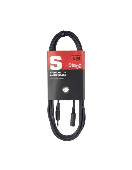 Stagg 3.5mm minijack - 3.5mm minijack 3m (prailginimas)