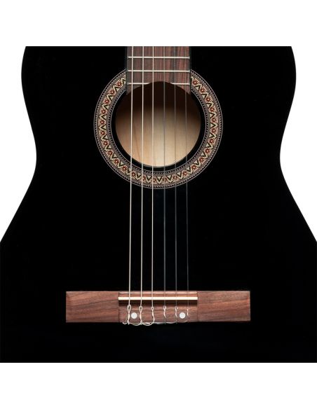 Stagg SCL50 3/4-BLK 3/4 classical guitar with linden top, blue