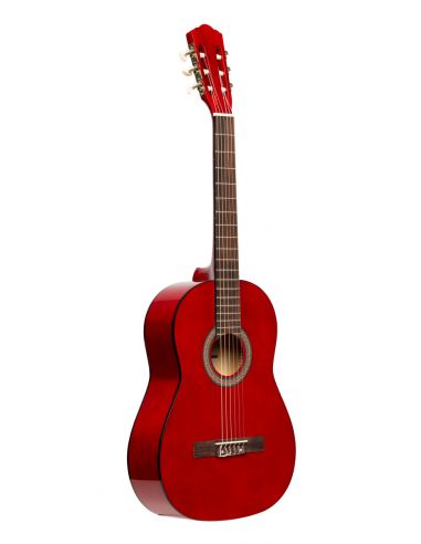 Stagg SCL50 3/4-RED 3/4 classical guitar with linden top