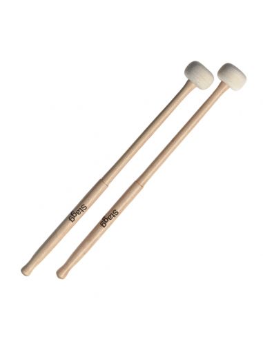 Timpani mallets with maple handle and 38 mm (1.5") round felt head