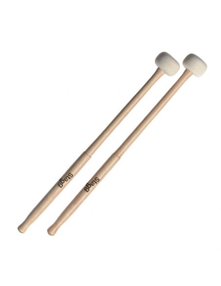 Timpani mallets with maple handle and 38 mm (1.5") round felt head