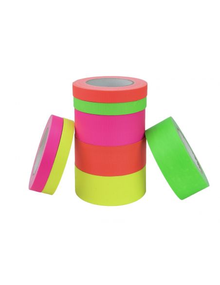 Gaffa Tape 19mm x 25m neon-yellow UV-active