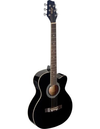 Elektro-akustinė gitara Stagg SA20ACE BLK