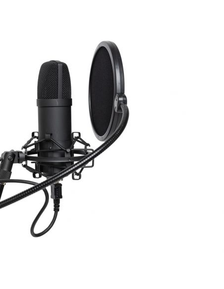 Stagg SUM45 USB microphone set (microphone, stand, shock mount, pop filter and USB cable)