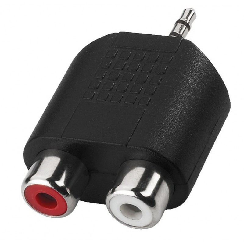 Adapteris 2xRCA/f - JACK 2.5