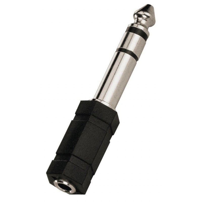 Adapteris JACK/m 6,3mm - JACK/f 3,5mm