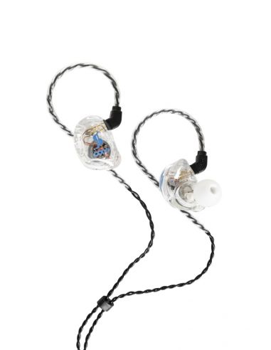 Stagg High resolution, 4 drivers, sound isolating earphones, transparent