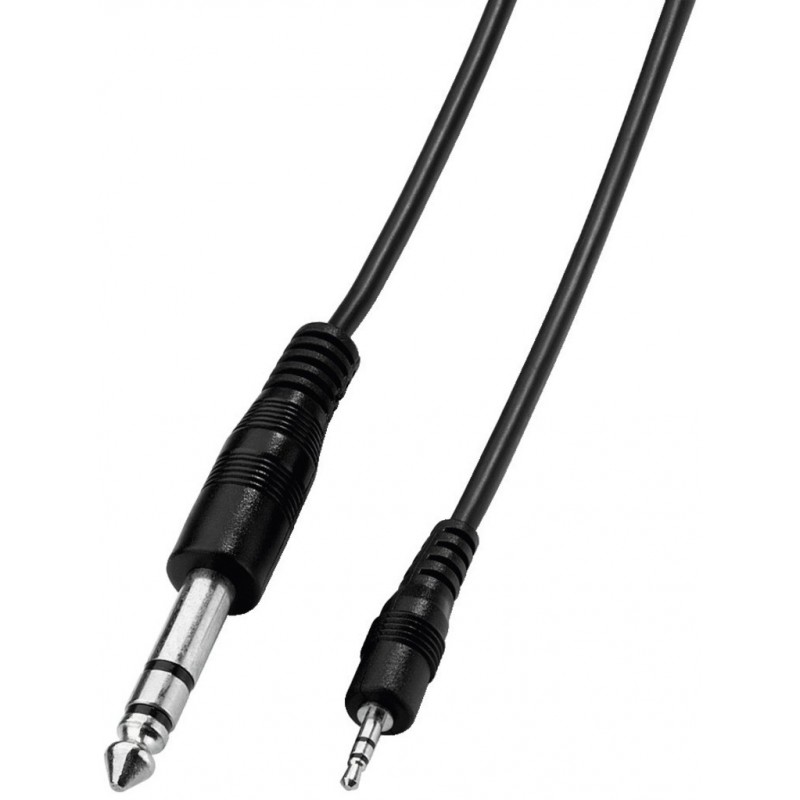 Kabelis JACK 6.3 stereo - JACK 2.5 stereo