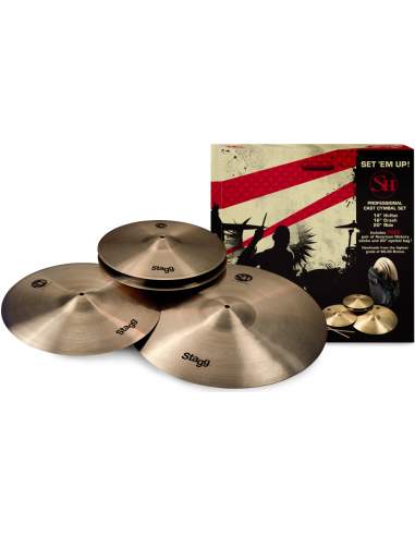 SH Series, Regular finish, Matched Cymbal Set Stagg