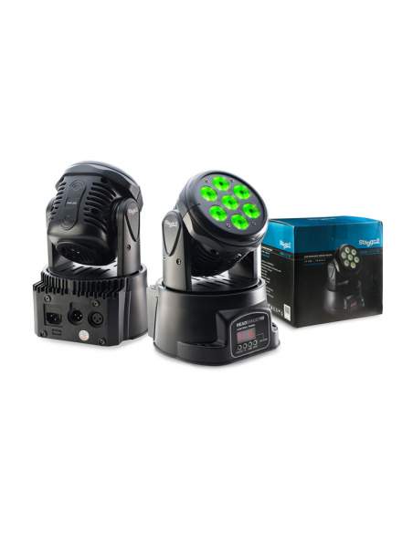 HeadBanger 10 LED moving head with 7 x 10-watt RGBW 4-in-1 LED