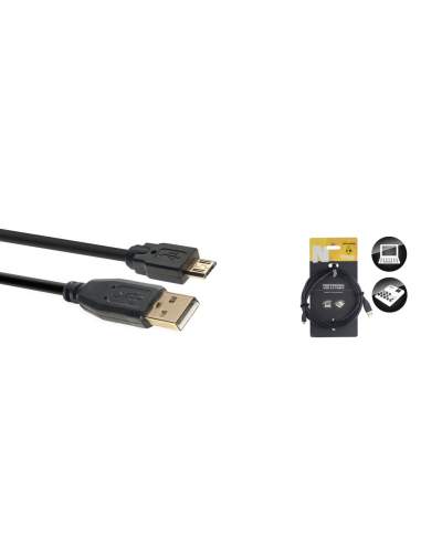 USB 2.0 Cable USB A m / microUSB B / m