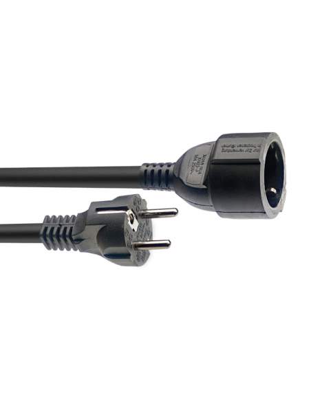N series extension power cable, Shuko/Schuko (f/m), 5 m (16')
