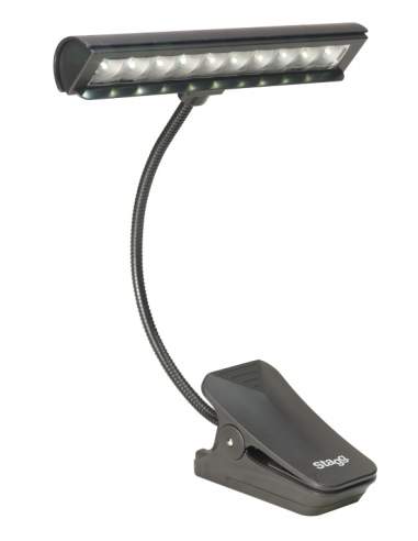 Multipurpose clip-on and free-standing LED lamp