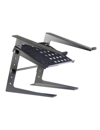 Professional DJ desktop stand with lower support plate