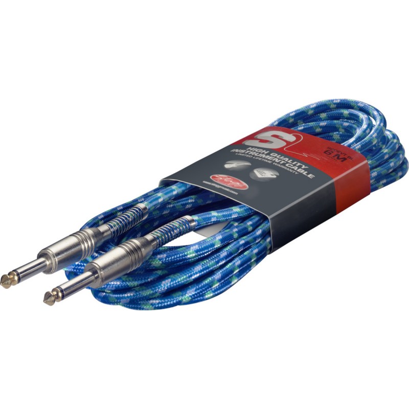 Audio cable Stagg SGC6VT BL, 6m