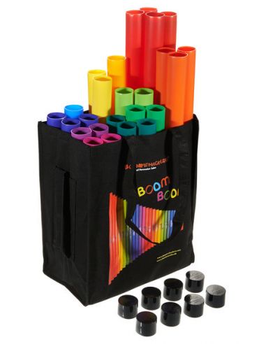 Mušamieji vamzdžiai Boomwhackers MG-BW Set 1 su Move&Groove dėklu