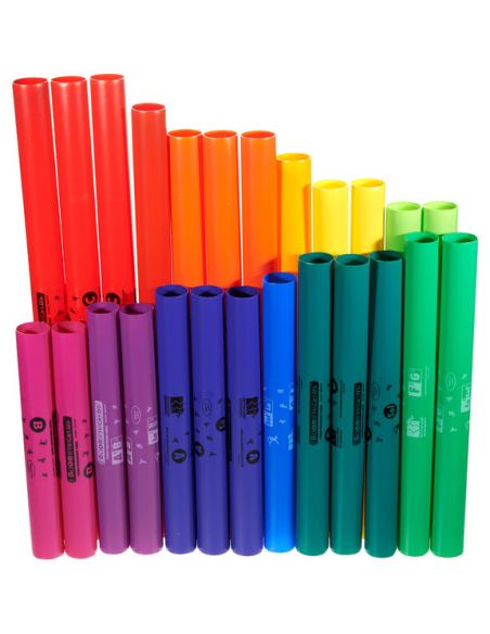 Mušamieji vamzdžiai Boomwhackers MG-BW Set 1 su Move&Groove dėklu