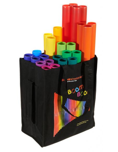 Mušamieji vamzdžiai Boomwhackers MG-BW Set 1 su Move&Groove dėklu