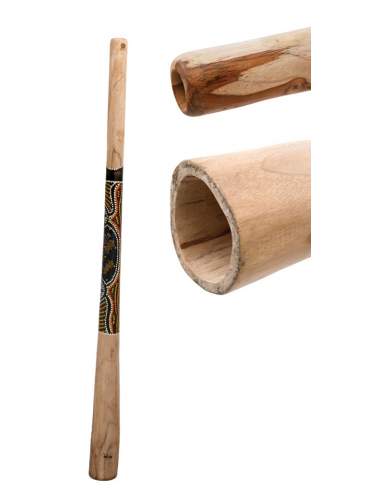 Didgeridoo made of teak wood 130cm paint
