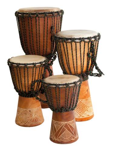 Djembe carved 25cm