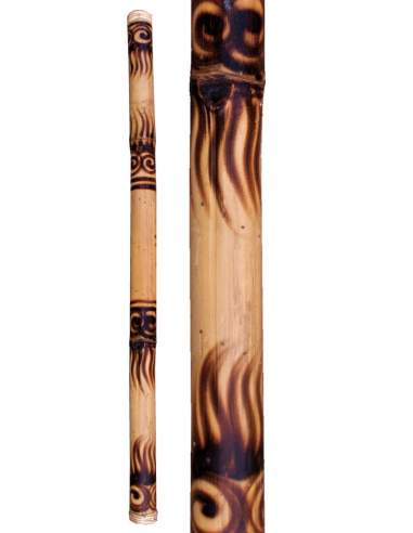 Lietaus vamzdelis Terre Rainmaker from bamboo burned 120 cm